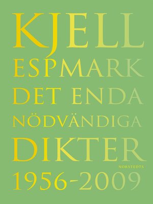 cover image of Det enda nödvändiga, Dikter 1956-2009